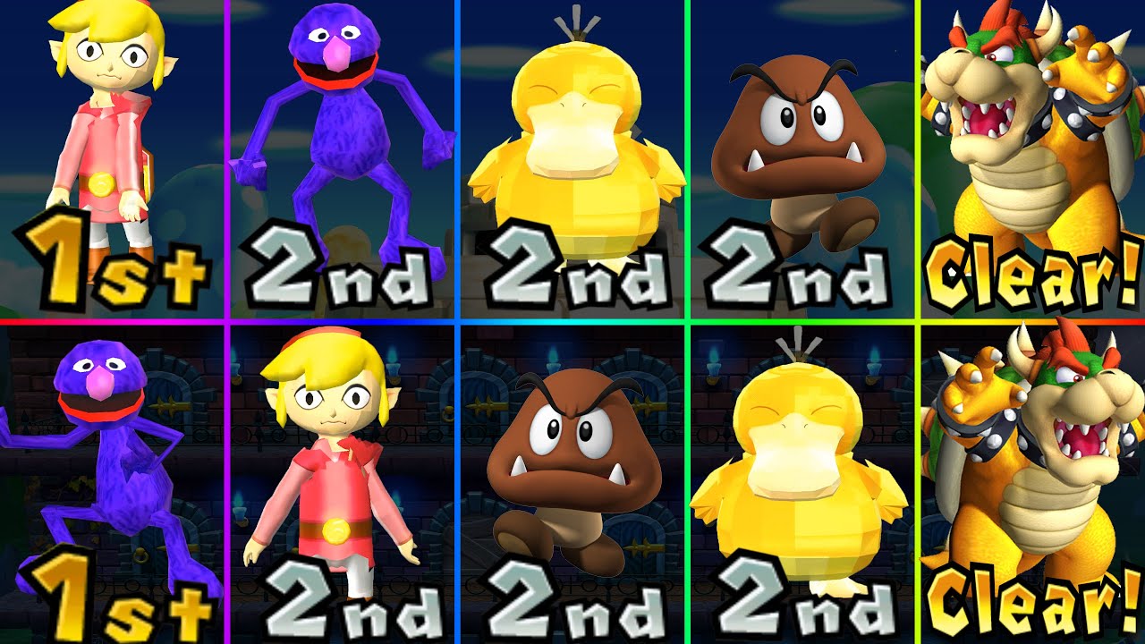 Mario Party 9 - Toon Link Vs Grover Vs Goomba Vs  Pac man #MarioGame