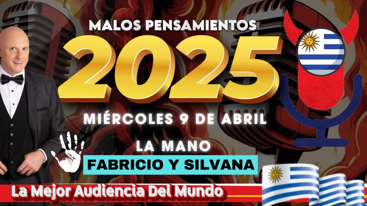 La Mano Fabricio y Silvana Malos Pensamientos Martes 8 De Abril 2025