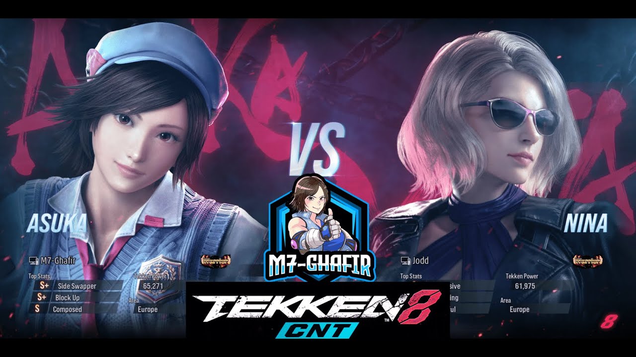 Tekken 8 ASUKA VS NINA HIGH LEVEL gameplay