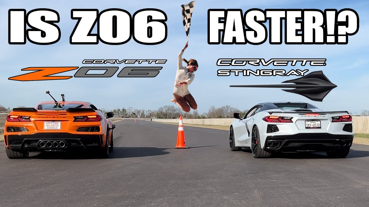 C8 Z06 vs C8 Stingray! The BATTLE that no one has SHOWN yet!