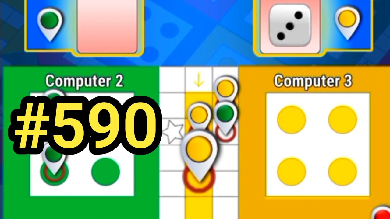 Tricks & Tips Ludo King | How to Win Ludo king 4 players gameplay|Ludo king #590 #ludoking #games 