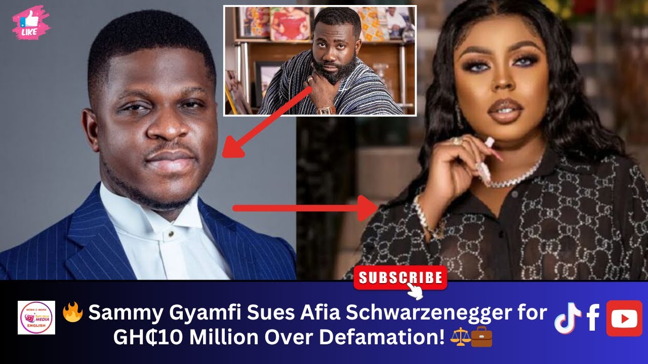 🔥 Сэмми Гьямфи подал в суд на Афию Шварценеггер на 10 миллионов ганских седи за клевету! ⚖️💼 #Юри...