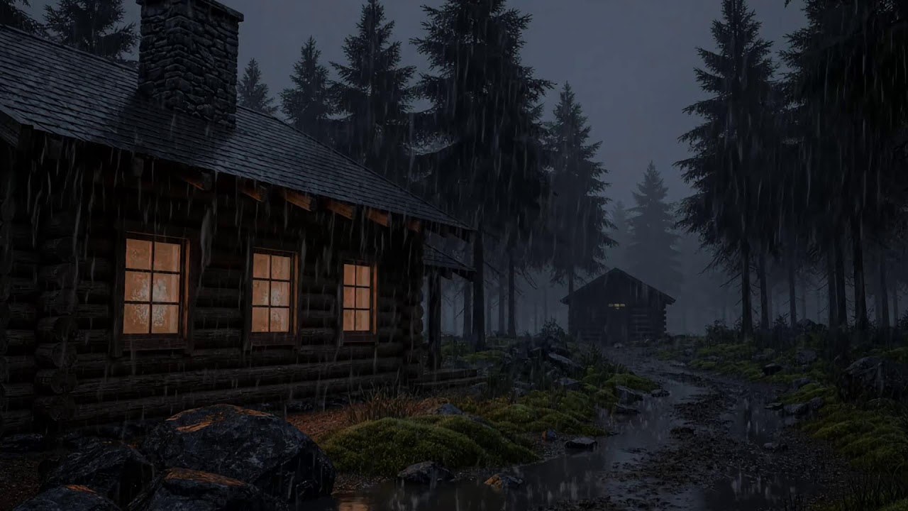 Rain and Thunder Sounds for Deep Sleep, Anxiety Relief, and a Calm Peaceful Night for Stress Re