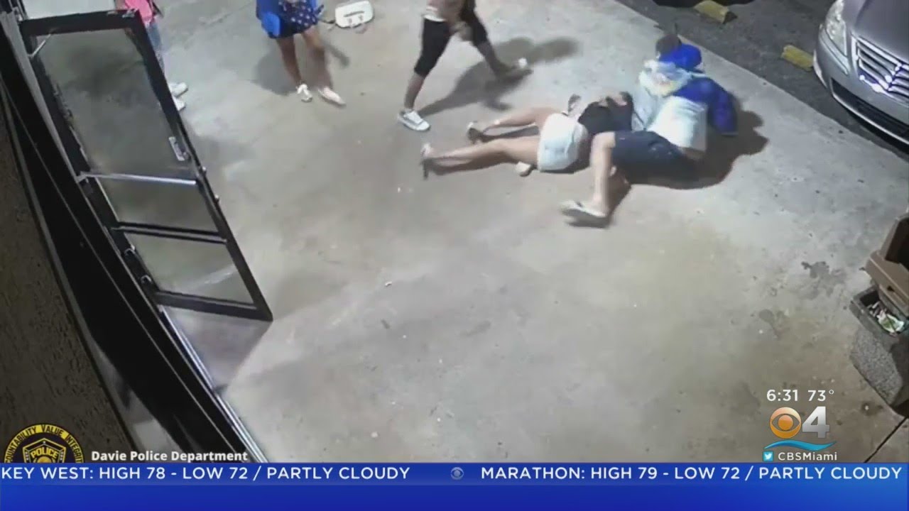 Woman Slammed To The Ground During Fight In Davie