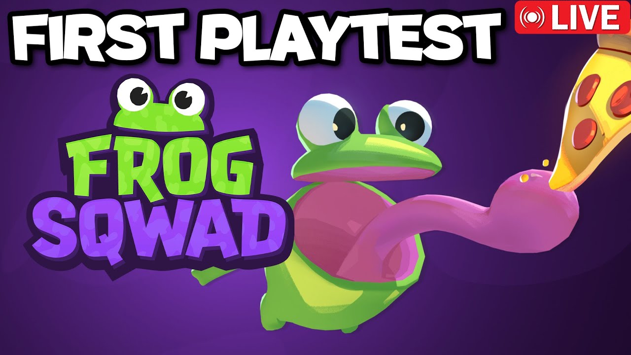 🔴FROG SQWAD FIRST BETA TEST LIVE Day 2
