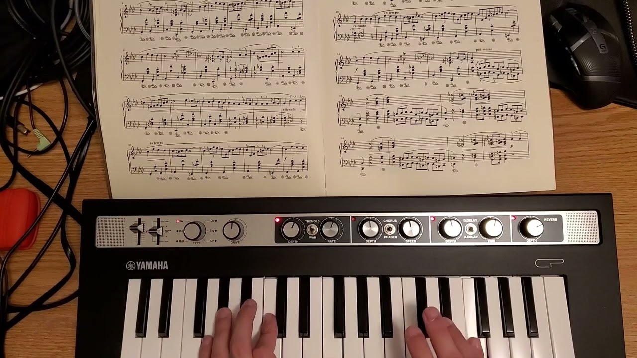 Chopin Nocturne in F minor vintage sound demo on the Yamaha Reface CP