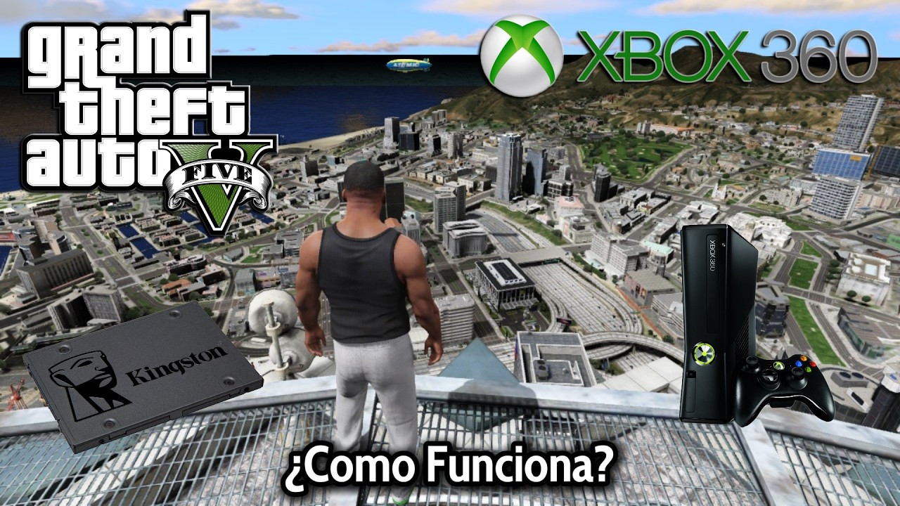 Asi es GTA V de XBOX 360 con un SSD