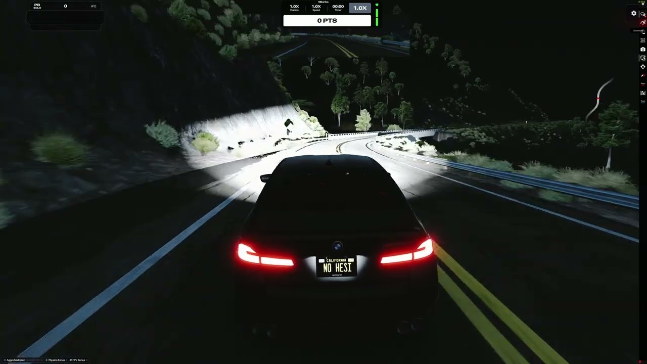 Bmw M5 CS night time! Backroads