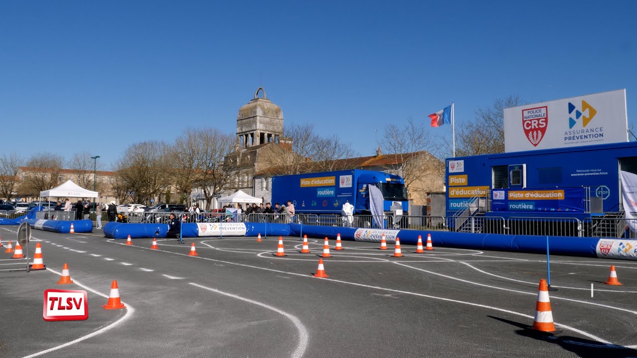 Luçon. En piste pour l’éducation routière CRS/ Assurance Prévention !