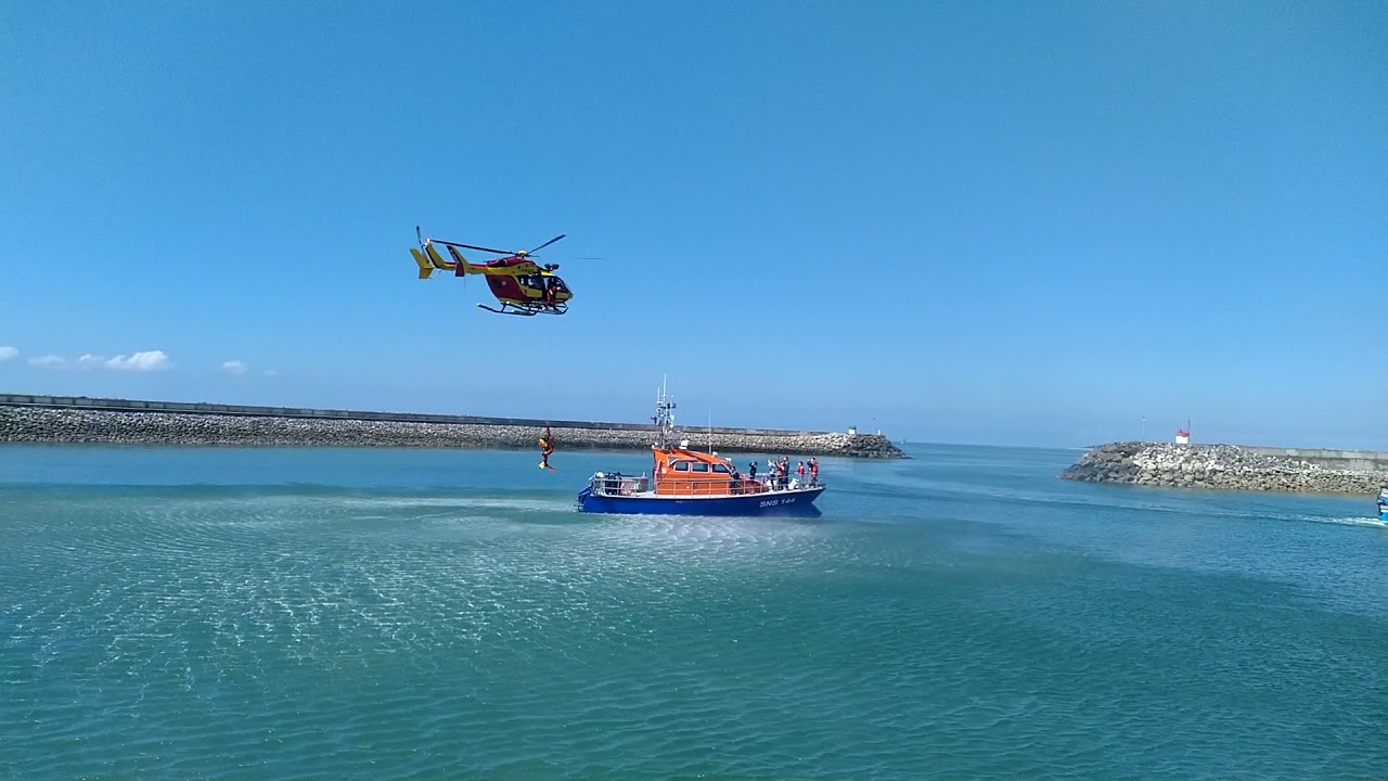 H&eacute;litreuillage SNSM La Rochelle 3/3 (d&eacute;pose &agrave; bord)