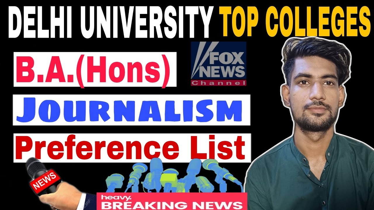 JOURNALISM AND MASS COMMUNICATION COURSE IN DELHI UNIVERSITY | TOP COLLEGES | FEES |  #journalism