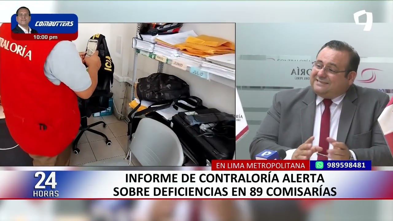 Contraloría alerta sobre más de 2.500 deficiencias en comisarías del país