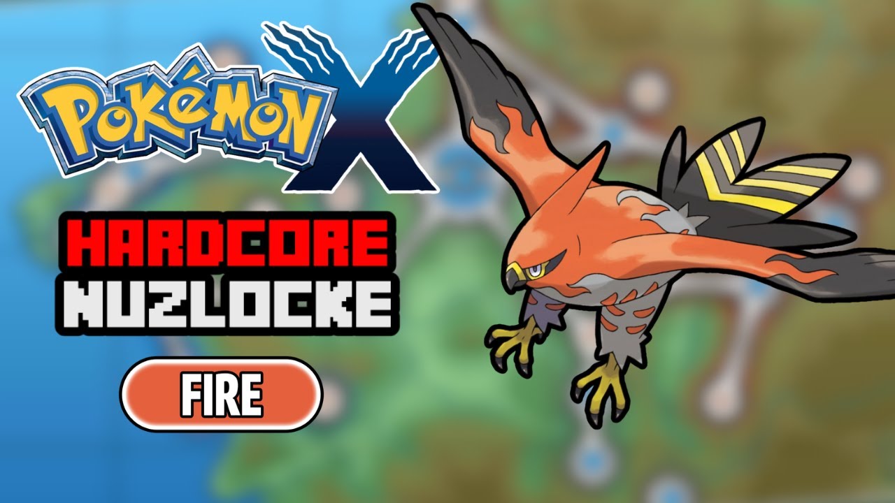 Pokemon X Hardcore Nuzlocke - FIRE Only (NO Items, NO Overleveling)