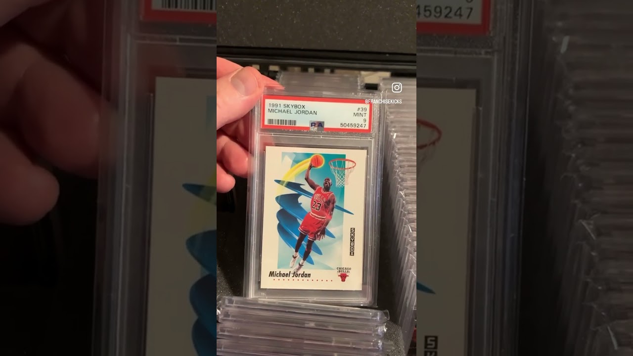 I collect Michael Jordan PSA graded basketball cards 