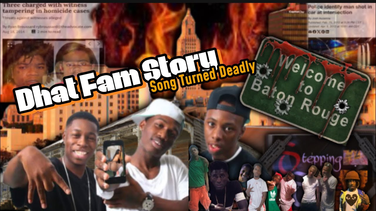 Two Baton Rouge Rapper’s Lyrics That Cause A WAR: Dhat Fam Story | RIP Wne & GUS