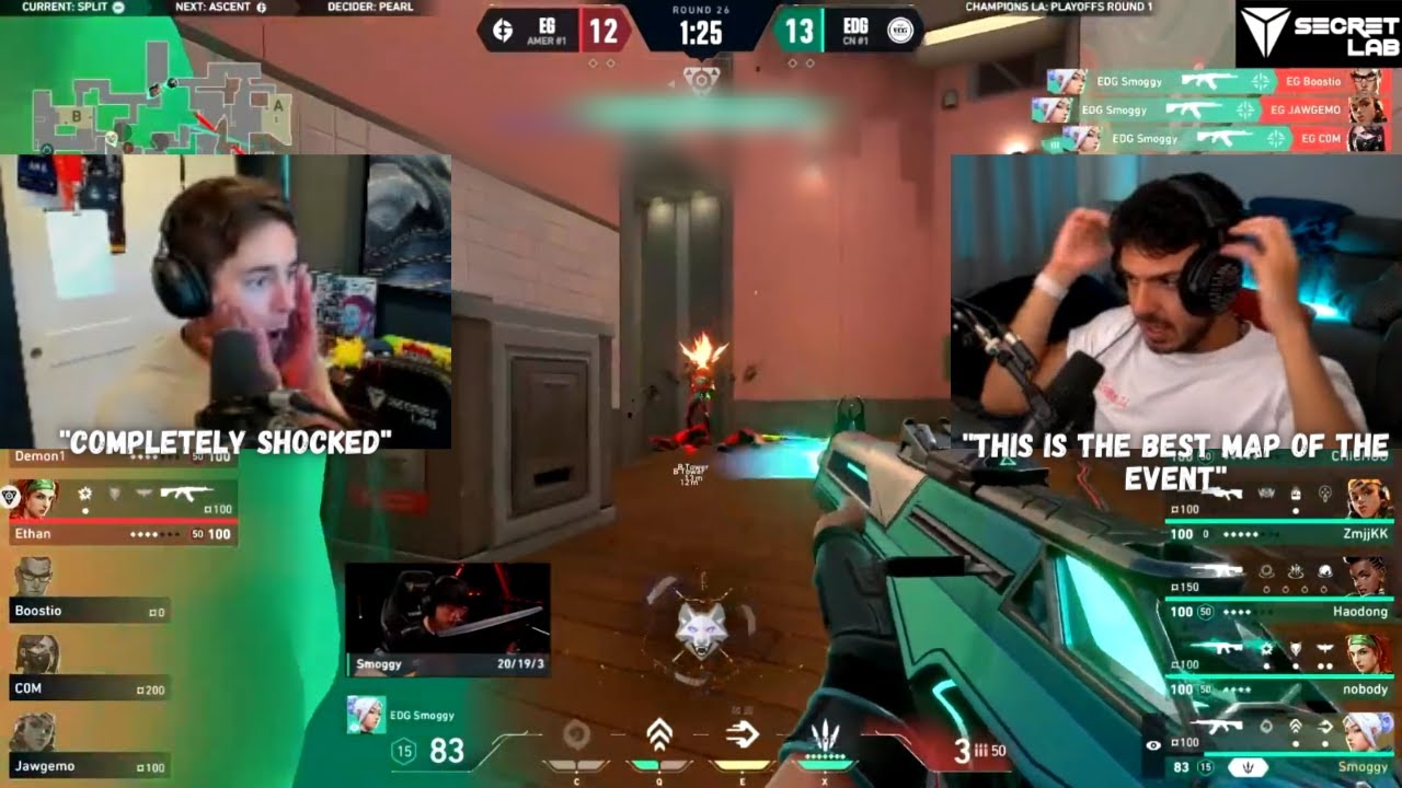 Tarik & Sgares Reacts To EDG Destroying EG In Prx Style..