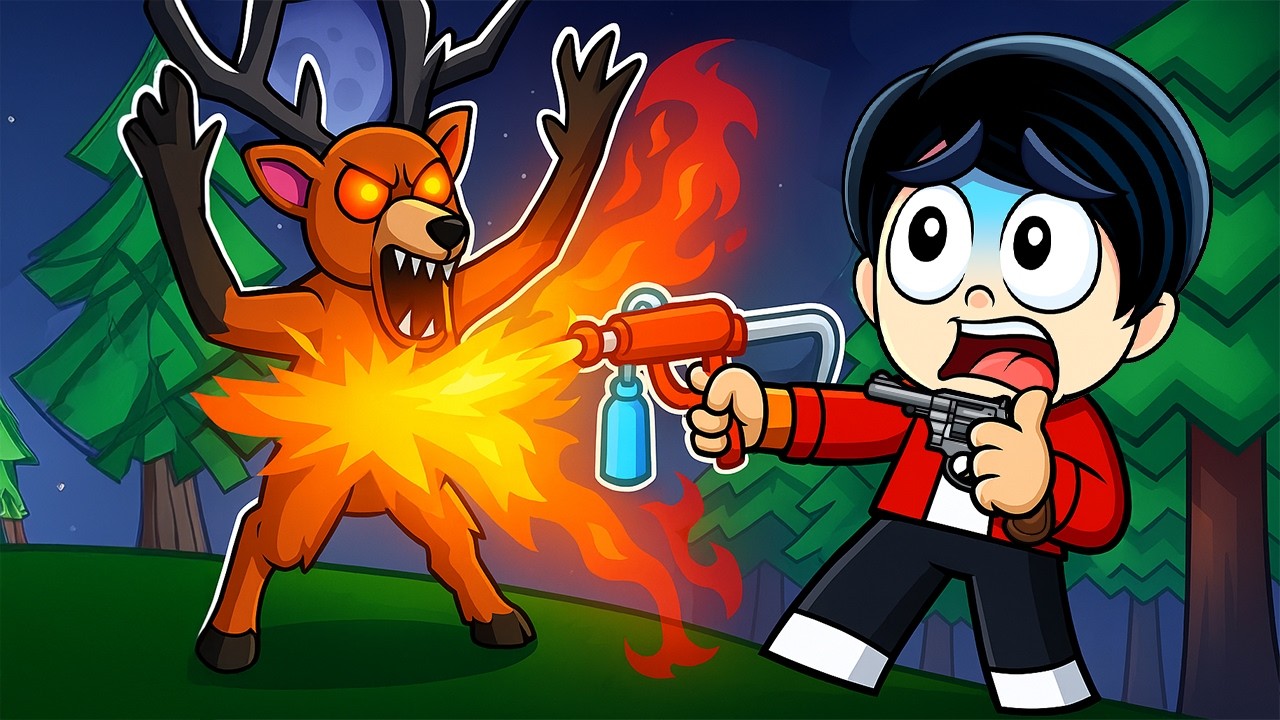 ME CONVERTI en PIROMANO para TROLLEAR a MI FAMILIA en 99 Noches en el Bosque Roblox!
