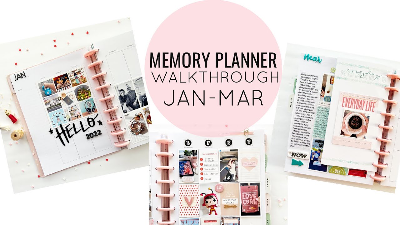 Memory Planner Flip-Through (Jan-Mar)