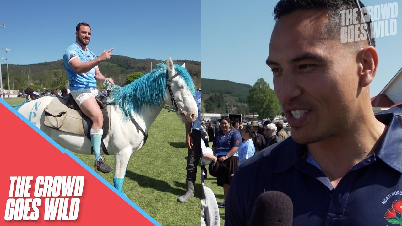 Former All Black Hosea Gear leads East Coast Rugby to victory | Crowd Goes Wild