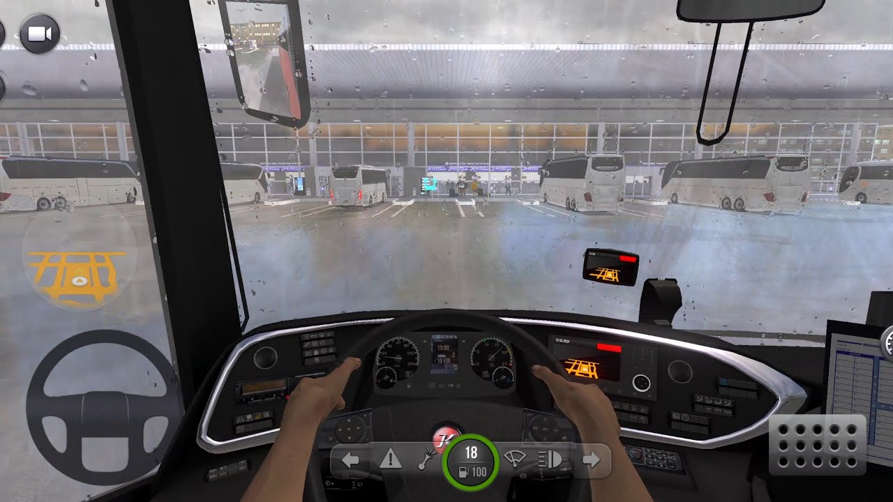 Bus Simulator: Ultimate |Off Road DriveXZuuks |Rainy Bus Stop 🌧️🌧️ |Mobile Gameplay |Drive with Mrx
