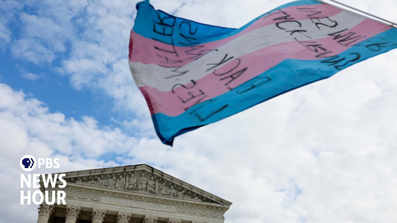 Supreme Court hears arguments in most significant trans rights case to reach bench