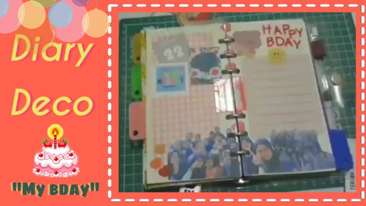 📒🎂 Diary Deco With Me #part2 