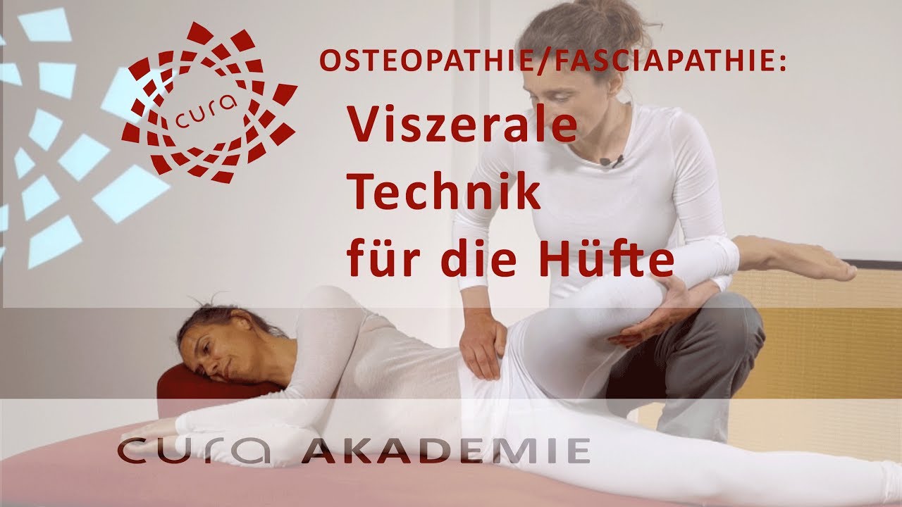 Hüfte viszerale Osteopathie/ osteopathische Techniken Hüftgelenk Faszien/ Fascia iliaca