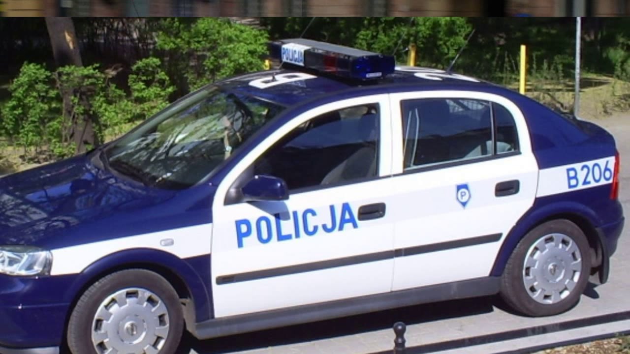 polizia Polonia suono sirena