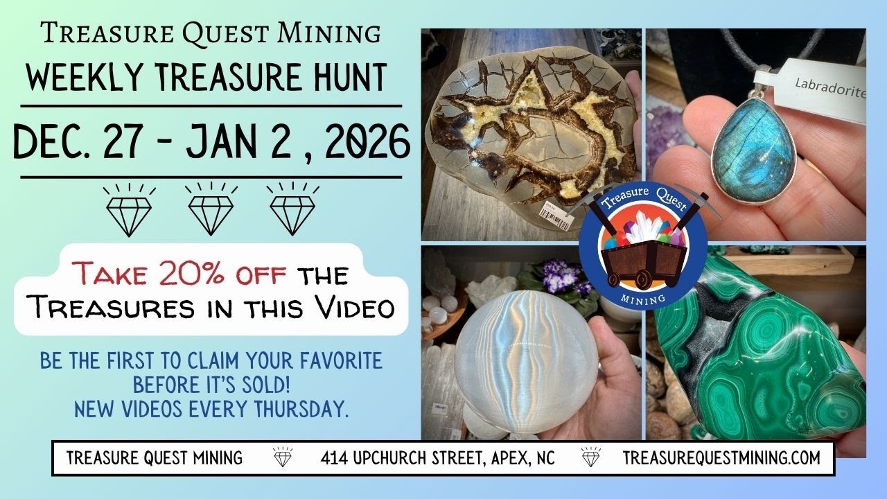 Treasure Hunt Sale: December 27, 2025 - January 2, 2026