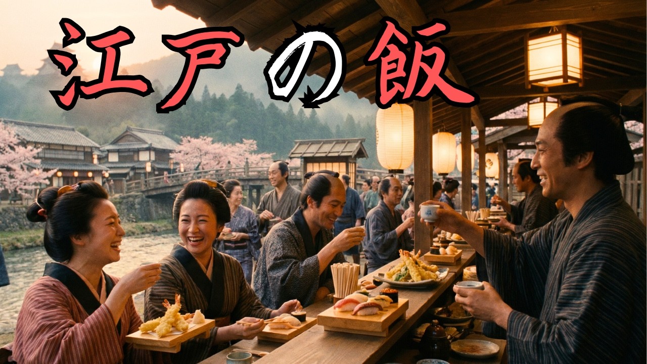 【総編集】これが当たり前だった！？江戸時代のリアルな食事。