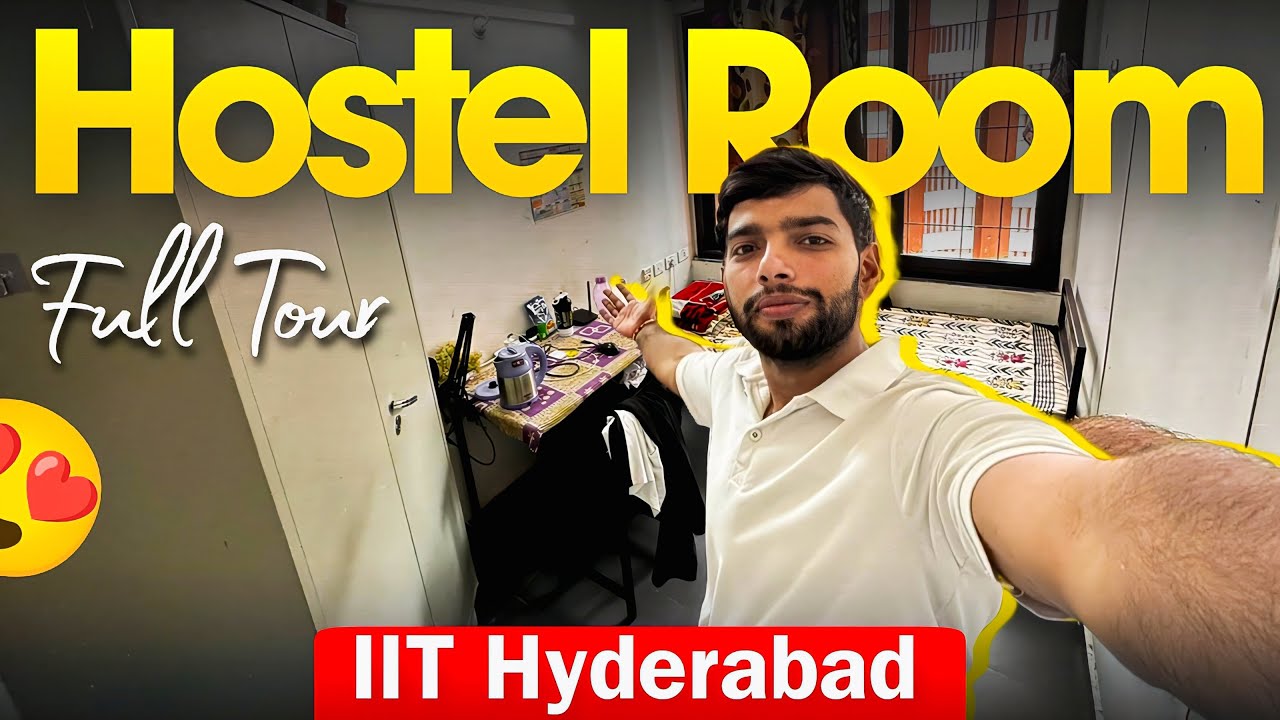 IIT Hyderabad Hostel Room Tour | Girls Allowed? | IIT Hostel Tour| iitjee | 2025