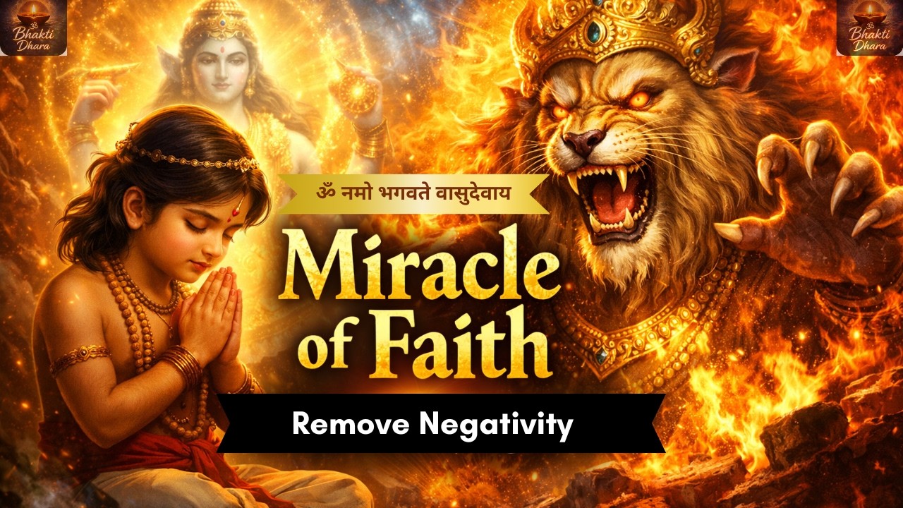Prahlad’s Devotion & Vishnu Protection | Om Namo Bhagavate Vasudevaya Chant