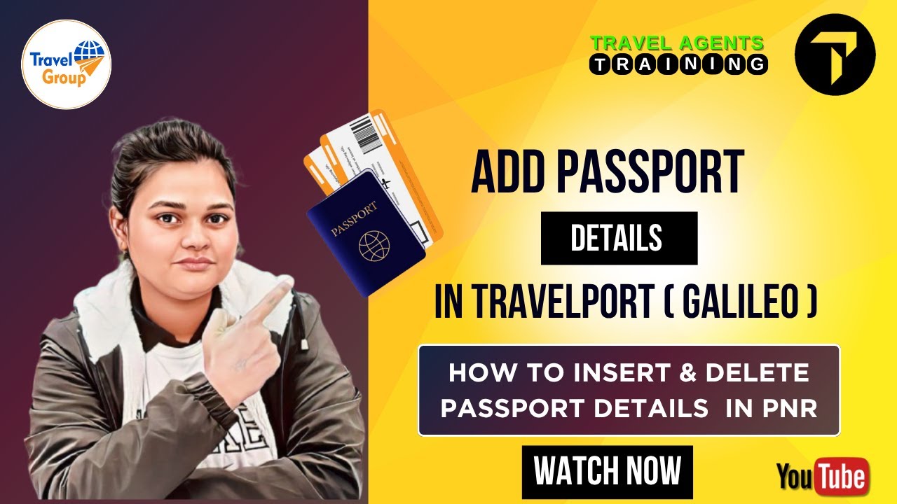 Add Passport Details in TravelPort (Galileo)| Insert & Delete Passport in PNR
