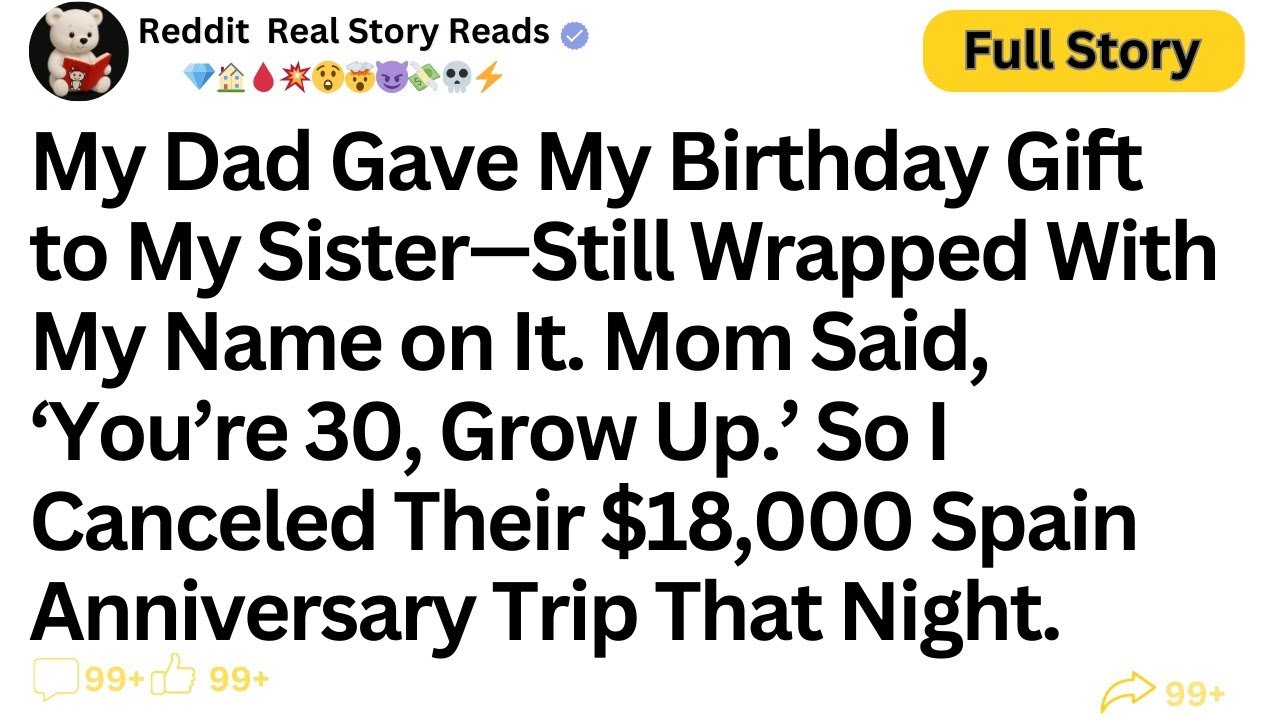 [FULL STORY]  My Dad GaveM My Birthday Gift to My Sister—Still Wrapped With My...!