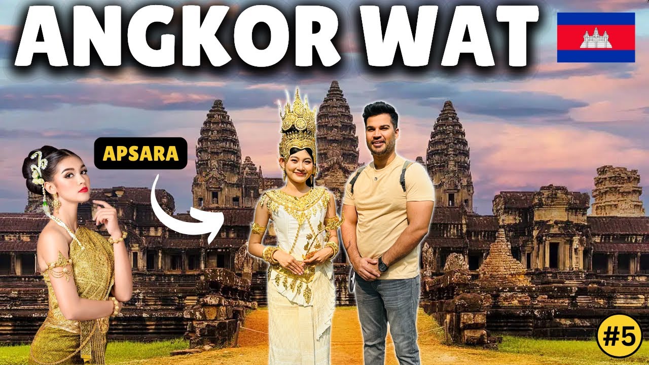 WORLD's BIGGEST HINDU TEMPLE - ANGKOR WAT TEMPLE | SIAM REAP | CAMBODIA #cambodia #angkorwat