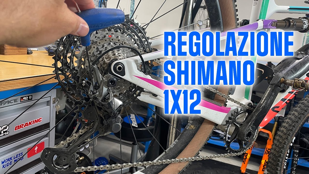 La regolazione del cambio Shimano 1x12