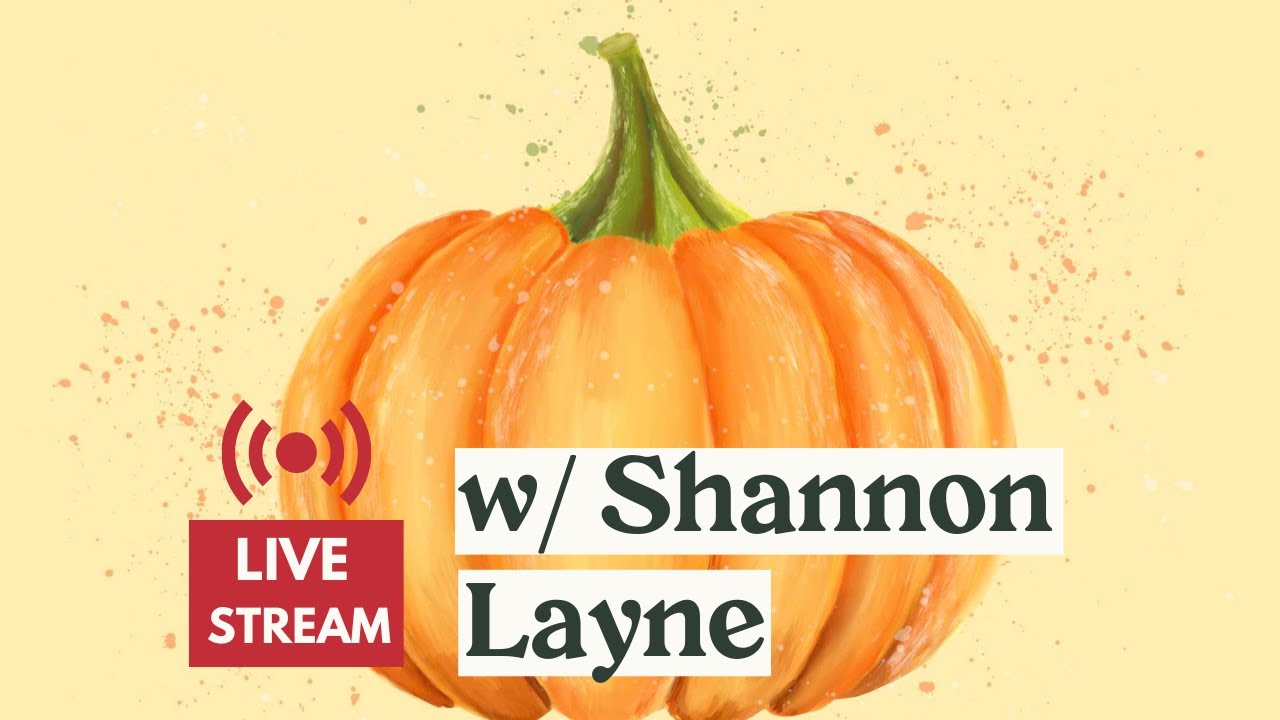 Livestream: Draw a Pumpkin in Procreate with Shannon Layne
