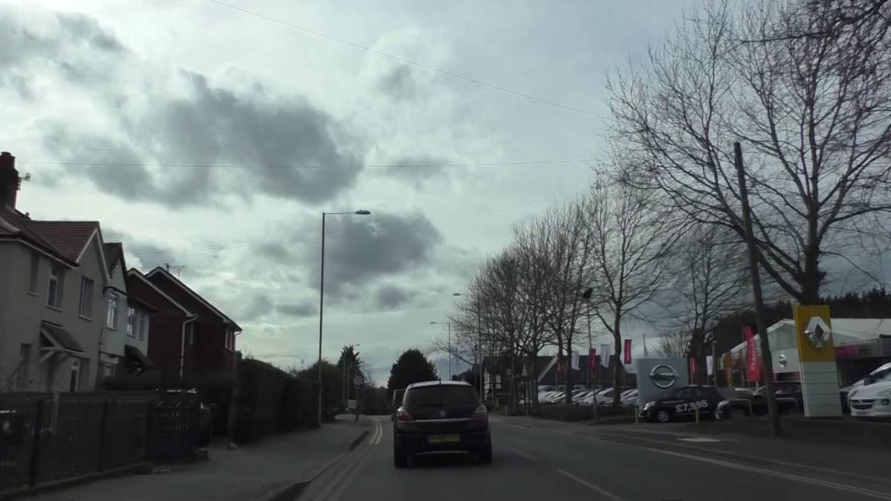Driving On Bromyard Road A44 & Tudor Way, Worcester, Worcestershire, England 28th March 2016