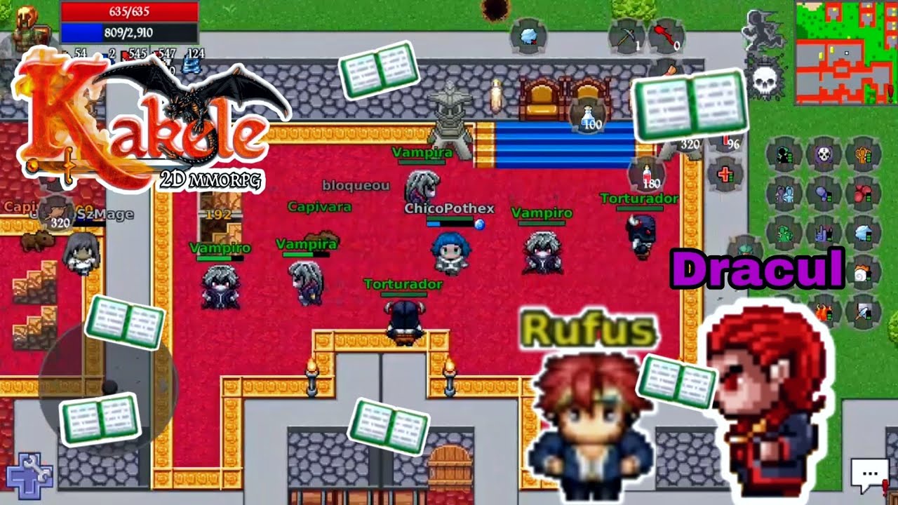 Conhecimento Vampírico Lv 70, E Boss Dracul, Como Chegar? -Kakele Online