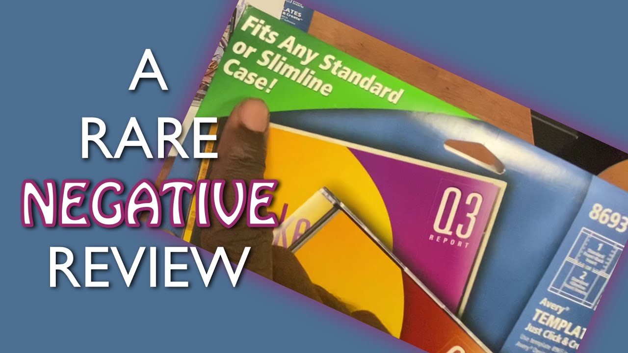 Buyer Beware - Avery Jewel Case Inserts