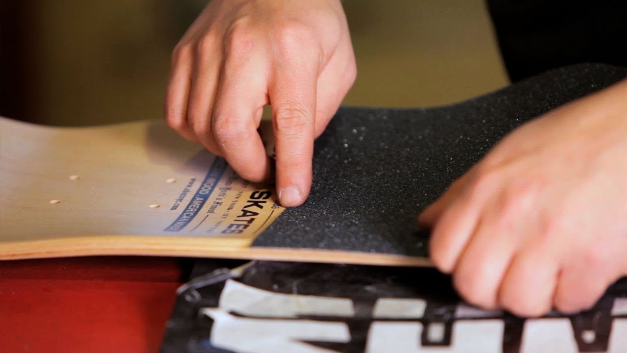 How to Adhere Grip Tape | Custom Skateboard