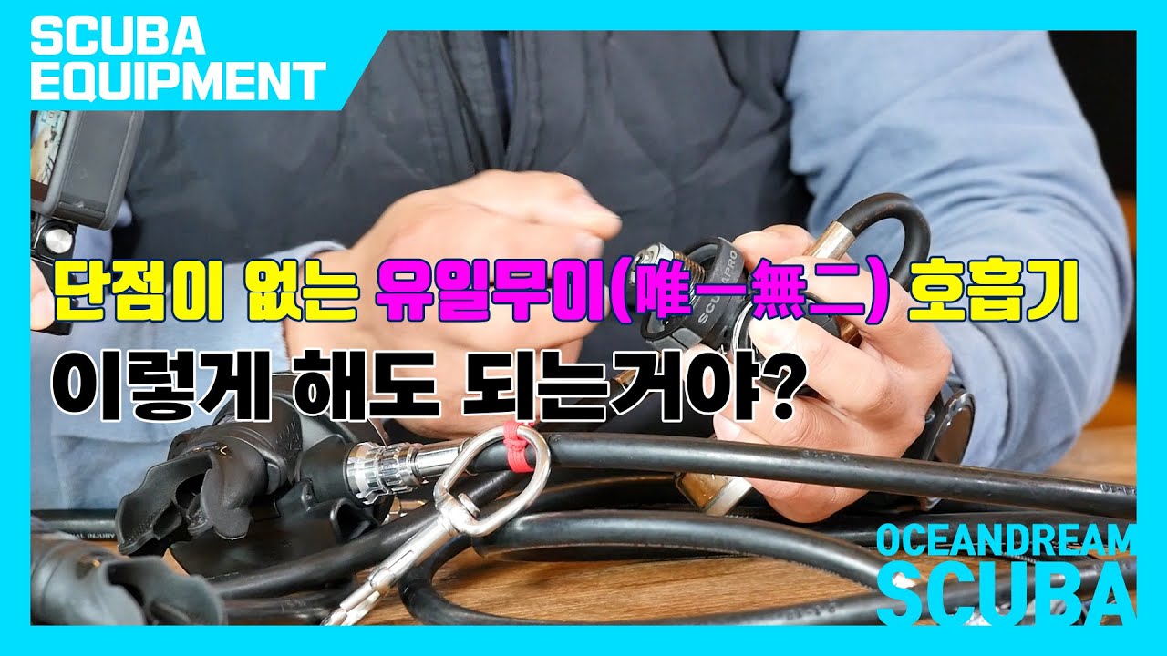 [MK19, G260] 단점이 없어서 단점이 돼버린 호흡기. 이런거 하나 가지고 있으면 언제 어디에서나 다이빙이 가능
