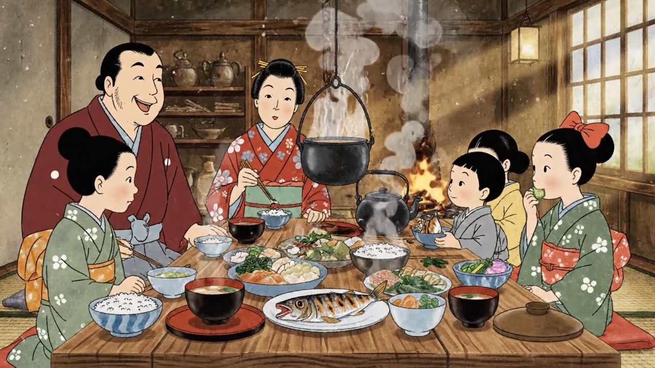 When the Storm Arrived — Quiet Life Inside a Traditional Japanese Farmhouse | Ghibli Piano Relax