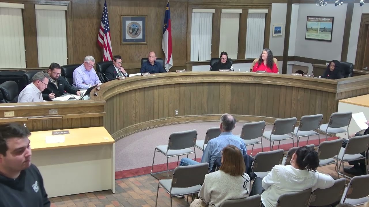 Town of Manteo Commissioners Meeting January 21, 2026