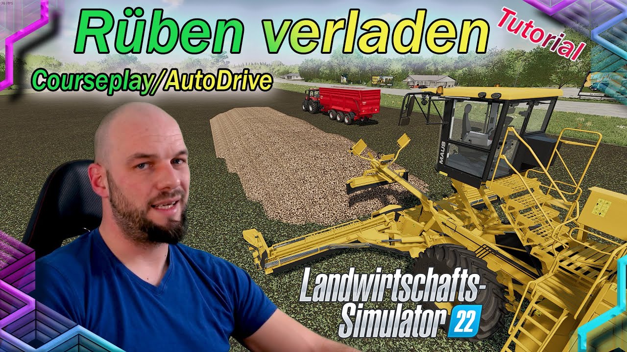 LS22  R&uuml;ben verladen /Courseplay & Autodrive Tutorial #farmingsimulator22 #ls22 #fs22 #courseplay