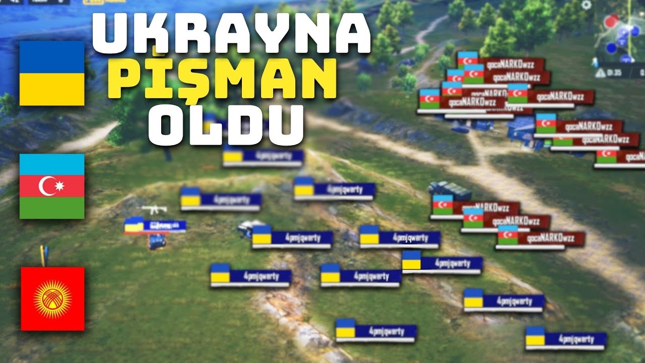 UKRAYNA AZERBAYCAN DUVARINA ÇARPTI ! PUBG PMCC ÜLKELER ARASI TURNUVA A GRUBU 1. MAÇ