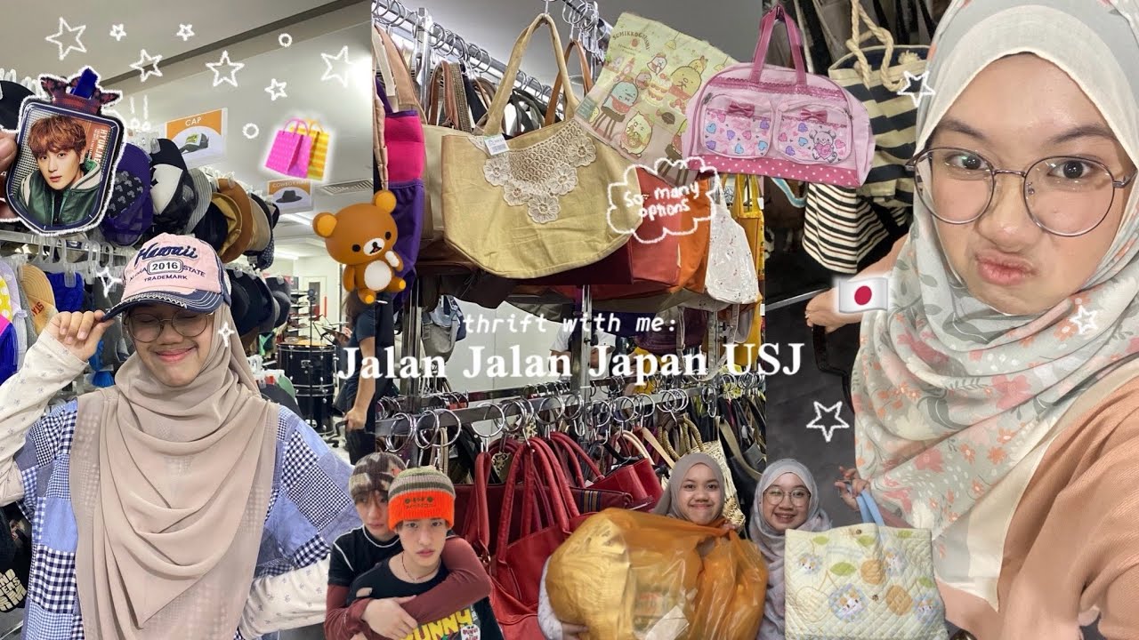 [VLOG] thrift with me : Jalan Jalan Japan One City USJ &bull; found miffy,kpop and mashumaro! + haul !!