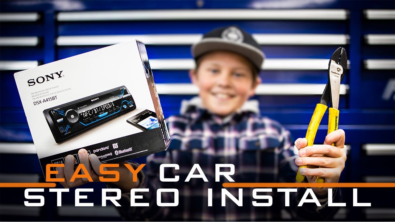 So Easy That A 12 Year Old Can Install A Car Stereo?
