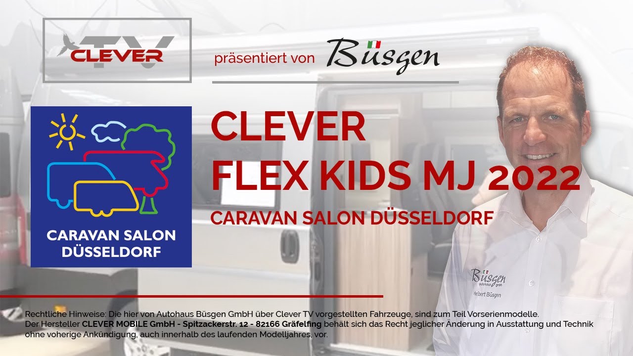 Clever Flex Kids MJ 2022 Caravan Salon Düsseldorf