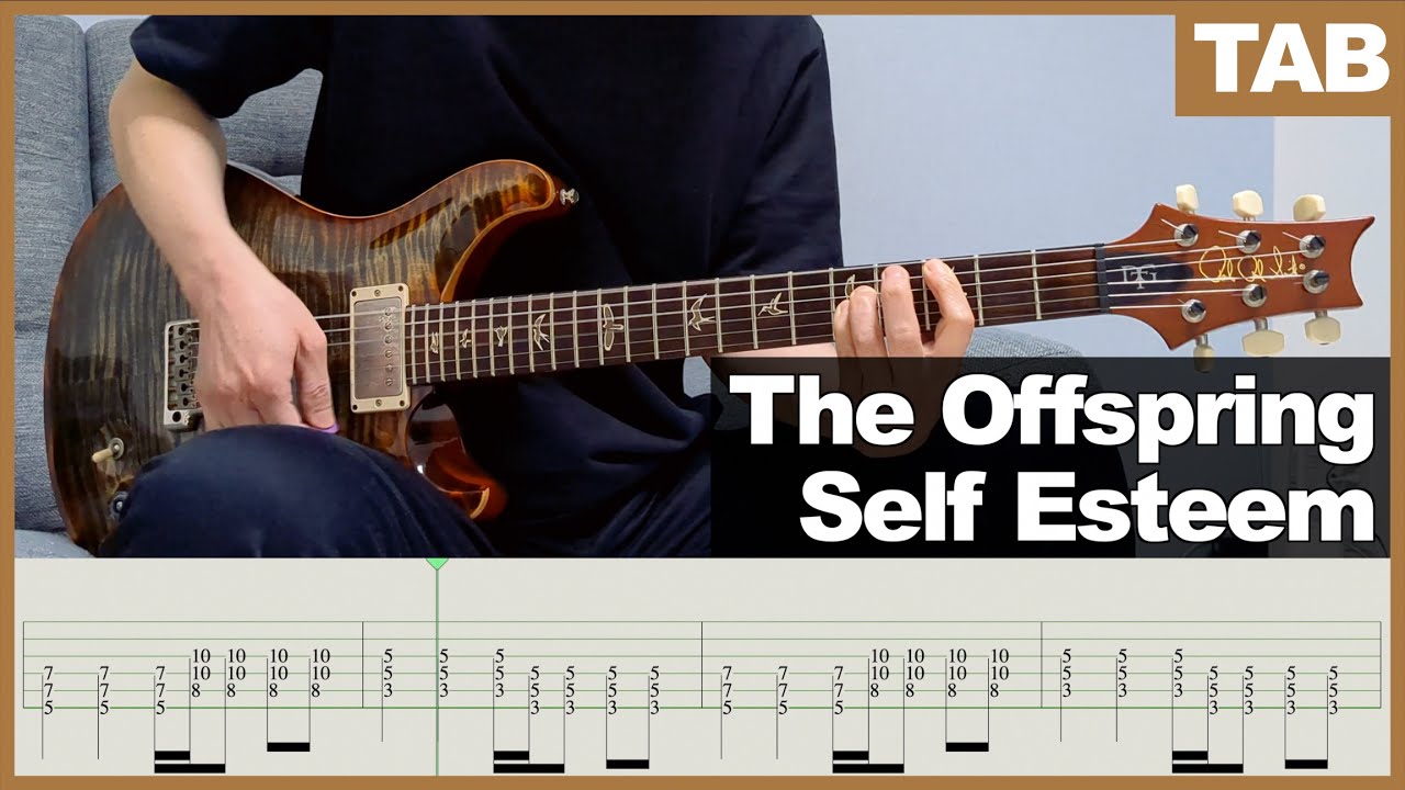 【TAB】The Offspring - Self Esteem [GUITAR COVER] by Yuuki-T